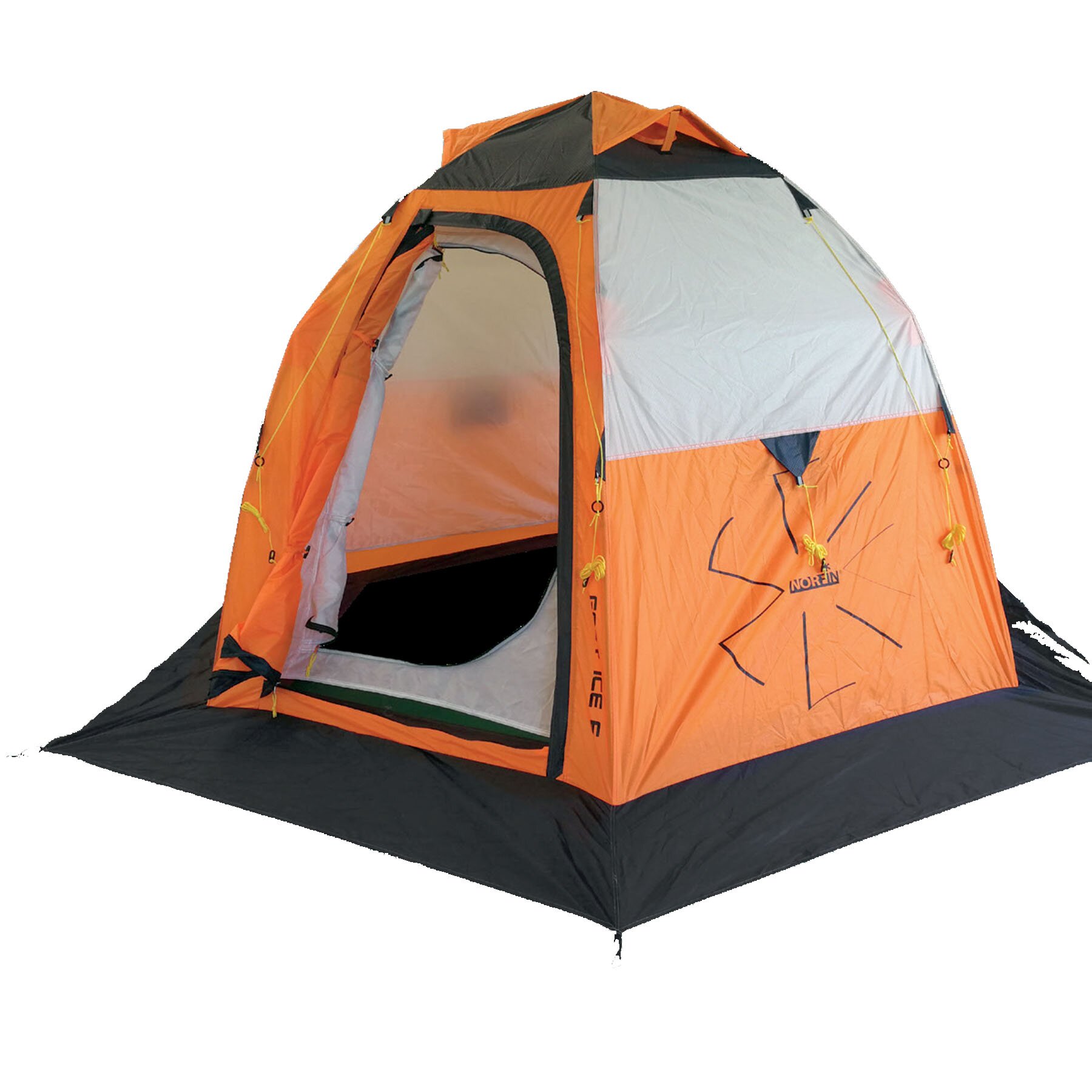 Намет зимов. 2-шаров. напівавтомат Norfin EASY ICE 6 CORNERS (6-гранний./210x245см, h-155см; 4,13кг)