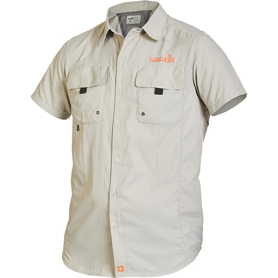 Сорочка Norfin FOCUS SHORT SLEEVES GRAY 02 р.M