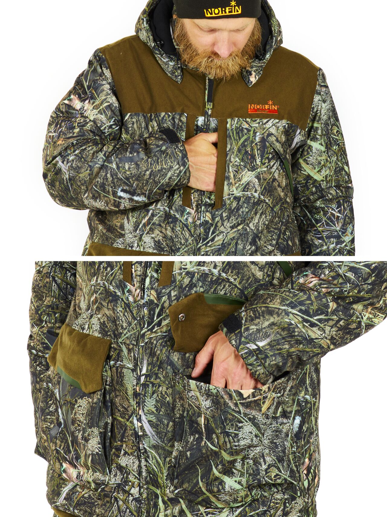 Костюм зимовий мембран. Norfin BOAR CAMO -25°/ 6000мм / S, фото 5