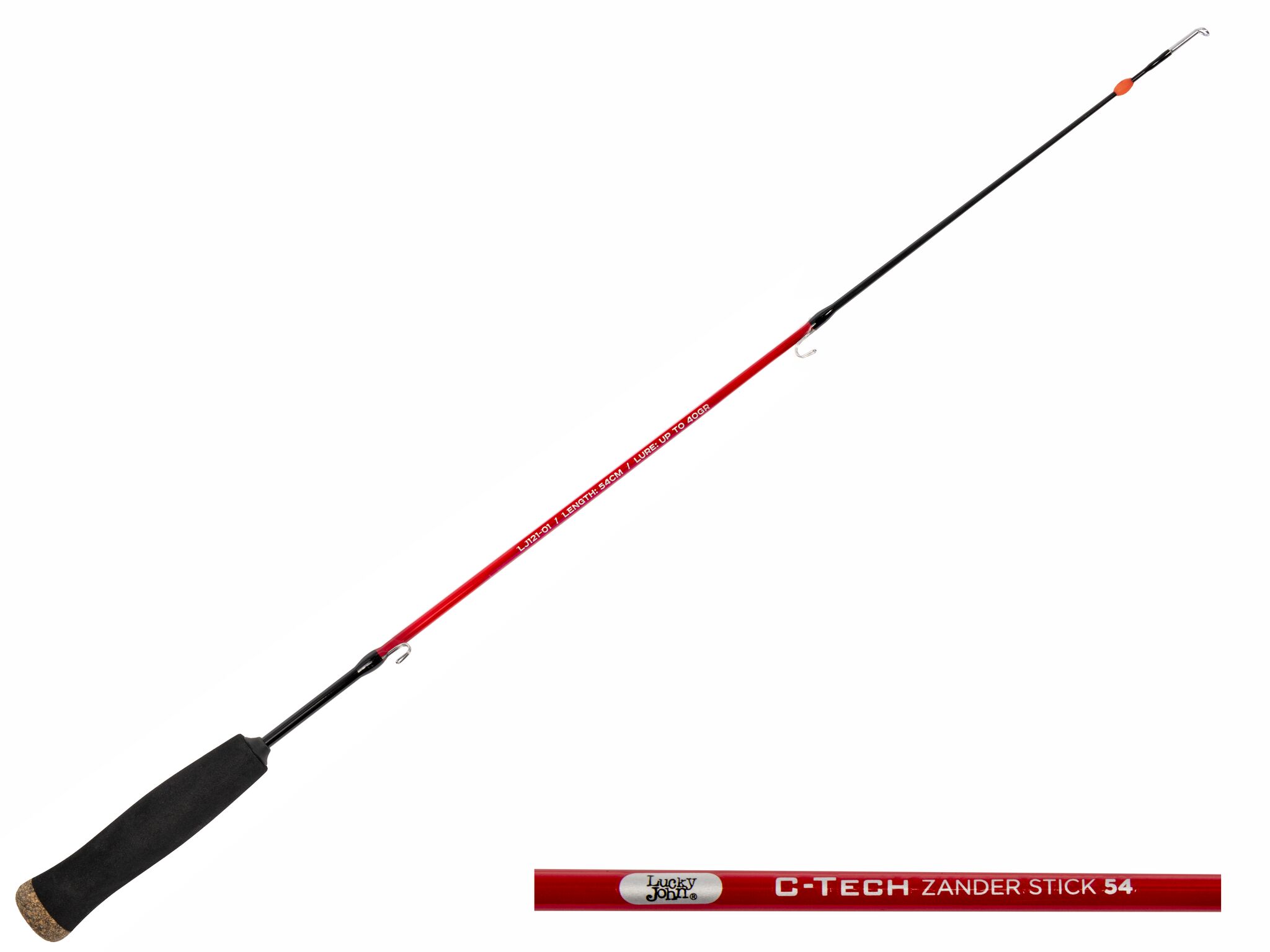 Вудка зимова цілісна Lucky John C-TECH ZANDER STICK