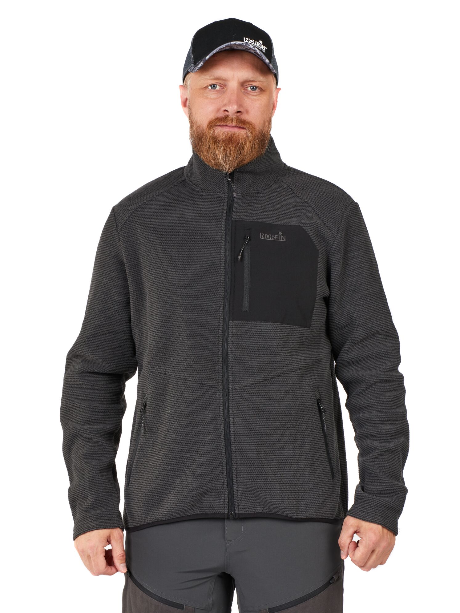 Куртка флісова NORFIN ROCK (в'язаний фліс) / XXL, фото 2