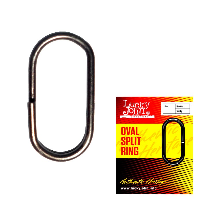 Заводные кольца Lucky Jhon Oval Split Ring 010/10шт.