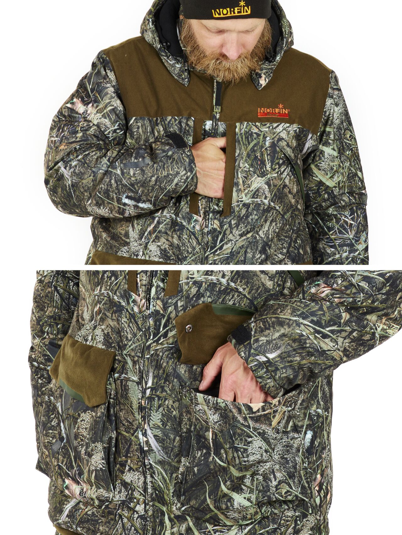 Костюм зимовий мембран. Norfin BOAR CAMO -25°/ 6000мм / M, фото 7