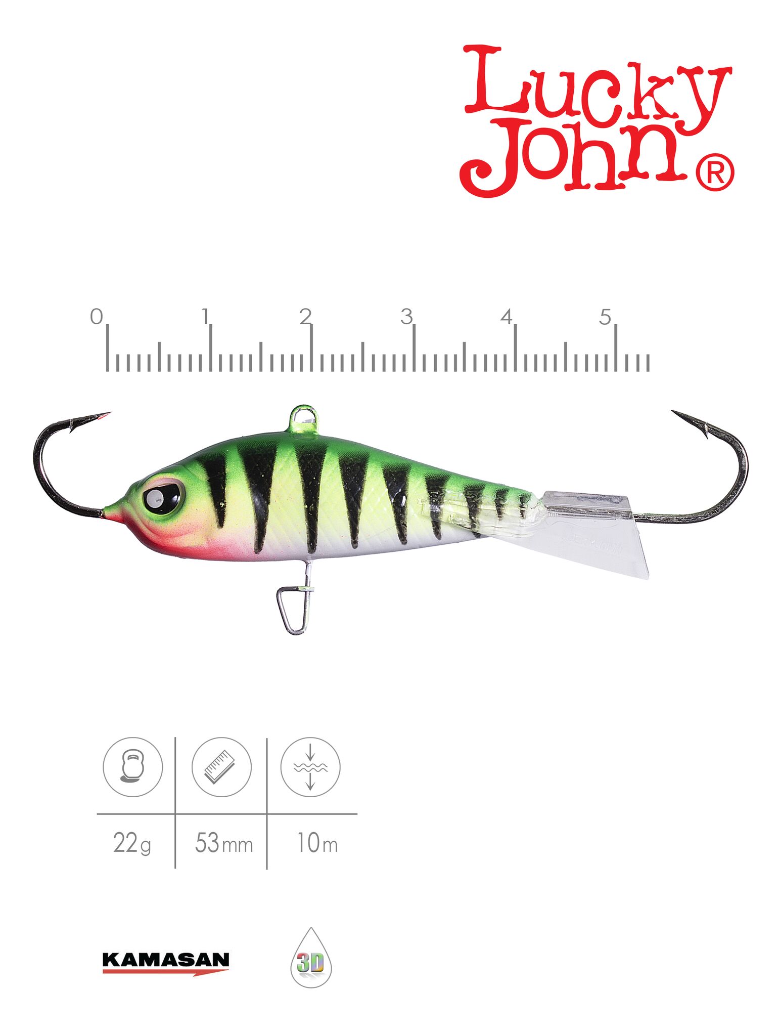 Балансир Lucky John BALTIC 5 50мм/24, фото 2
