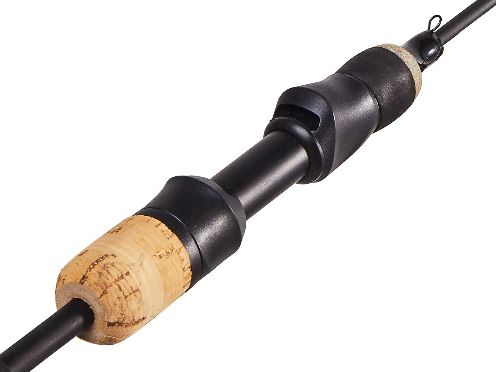 Вудка зимова розбірна Lucky John C-Tech ZANDER HT (графіт) 64см, фото 3