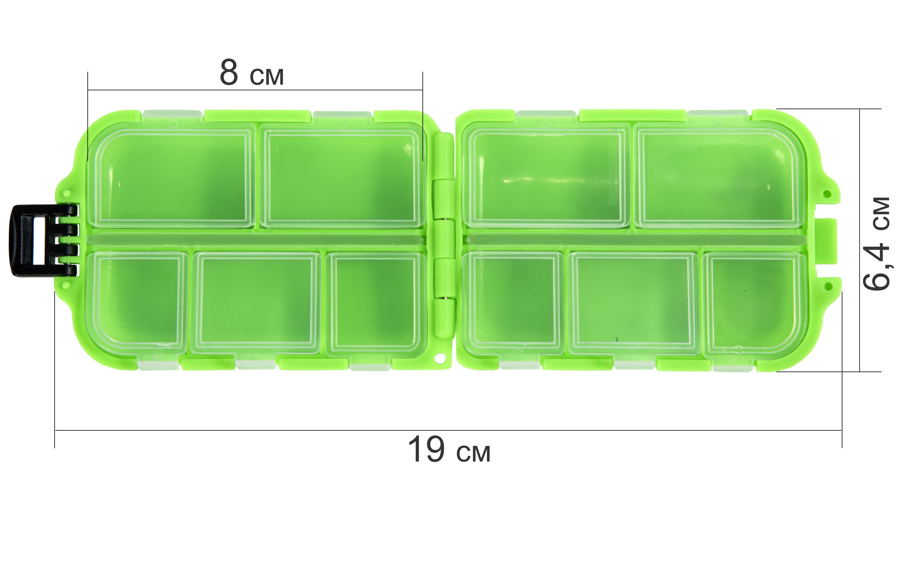 Коробка рибол. для гачків Salmo HOOK SPECIAL 100х65х30 / 80, фото 3