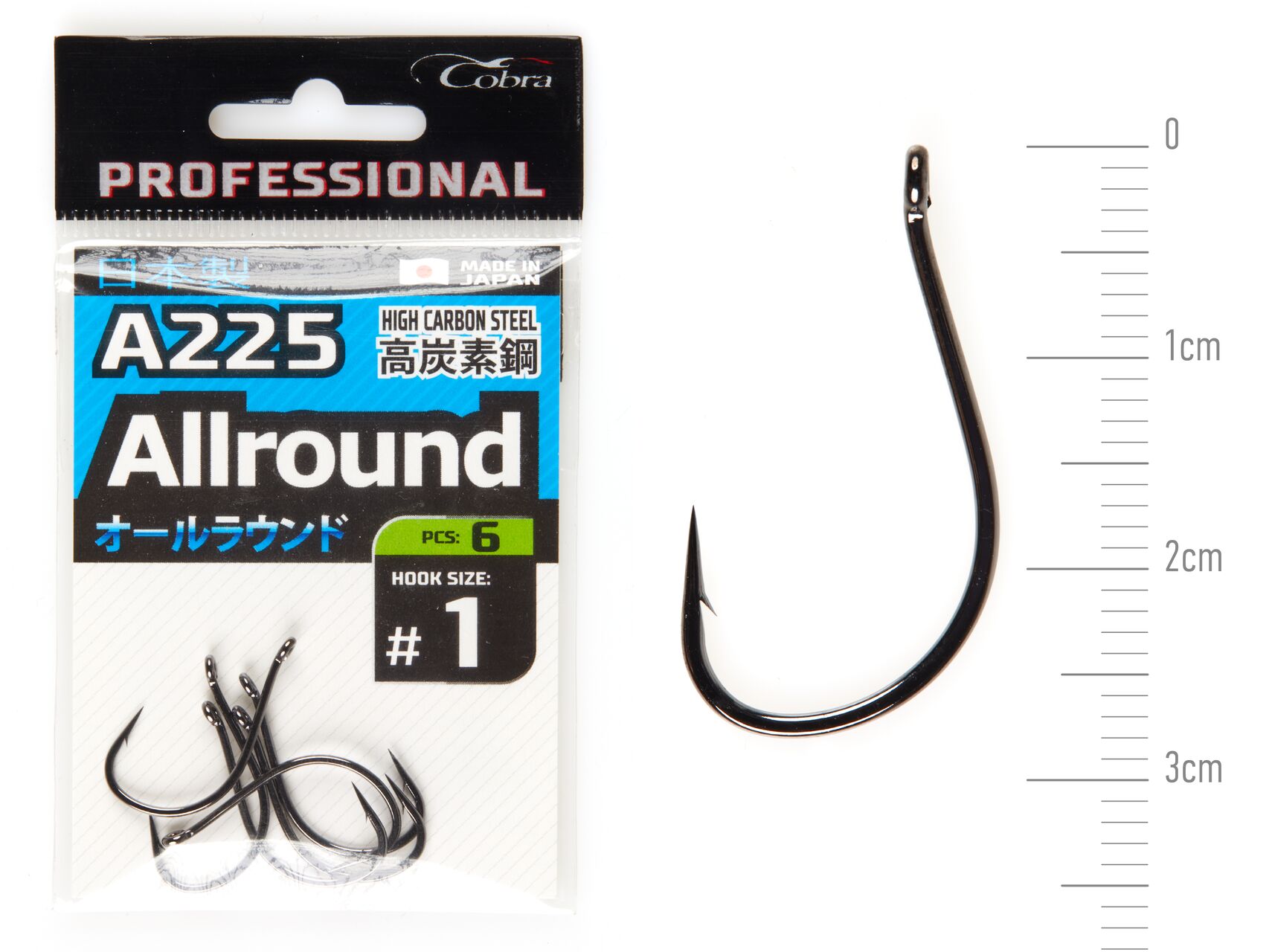 Гачки Cobra Pro AIIROUND сер.A225 розм. 6шт