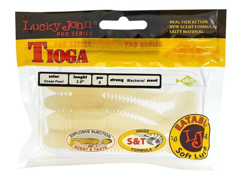 Виброхвосты съедобные LJ Pro Series TIOGA 3.9in (10.00)/033 5шт. 140104-033 фото