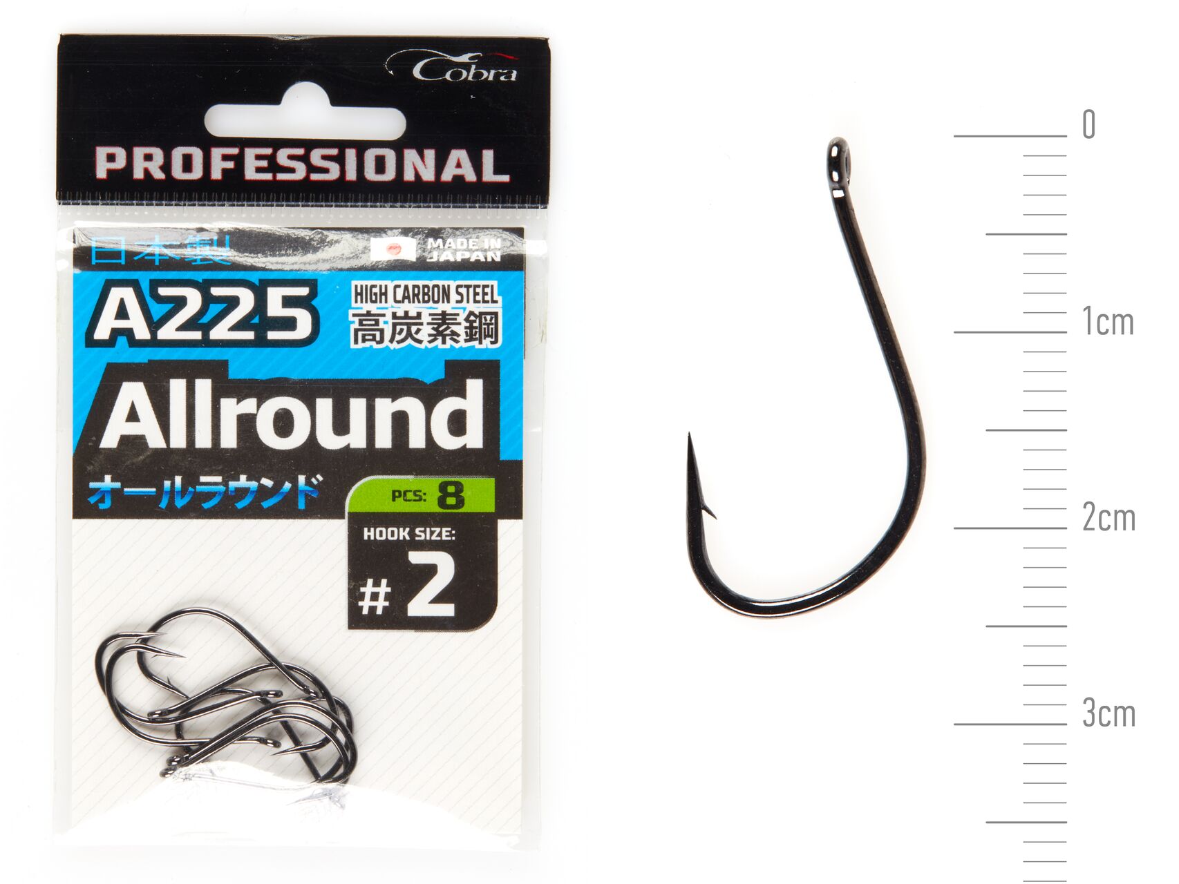 Гачки Cobra Pro AIIROUND сер.A225 розм. 8шт