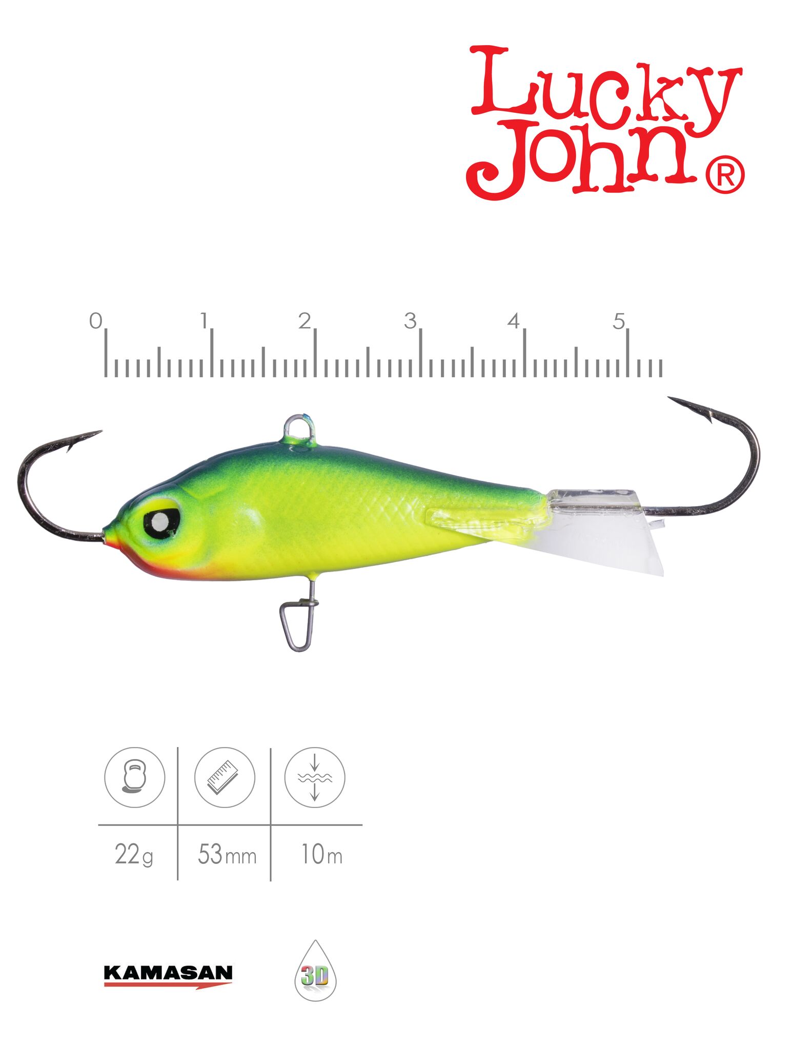 Балансир Lucky John BALTIC 5 50мм/29, фото 2