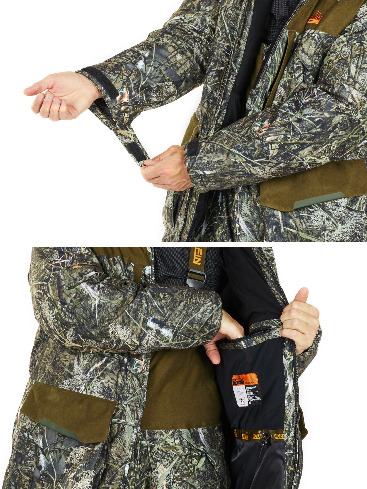Костюм зимовий. Norfin BOAR CAMO 06 р., фото 4