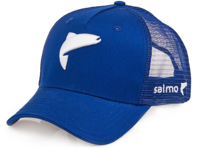 Бейсболка "SALMO" (blue, сітка) / AM-6003 AM-6003 фото