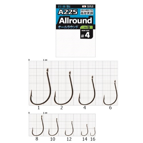 Гачок Cobra Pro AIIROUND сер.A225- розм. 10шт