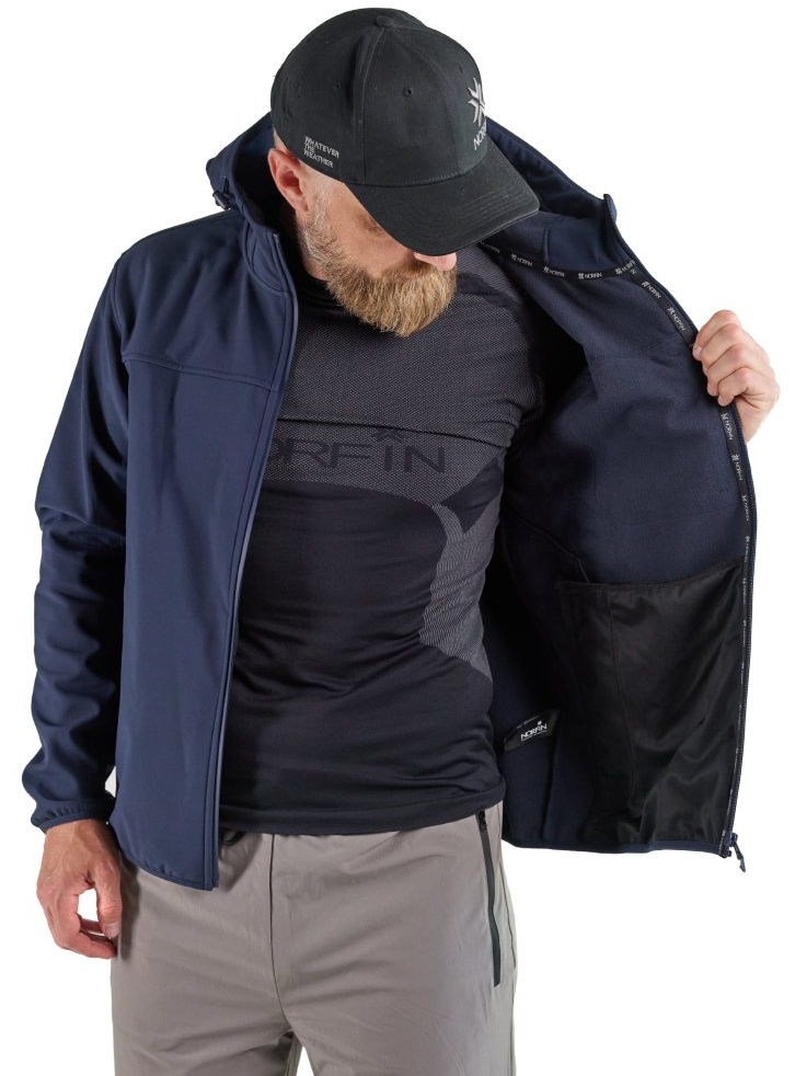 Куртка флис. Norfin HORIZON SOFTSHELL 02 р.M, фото 6
