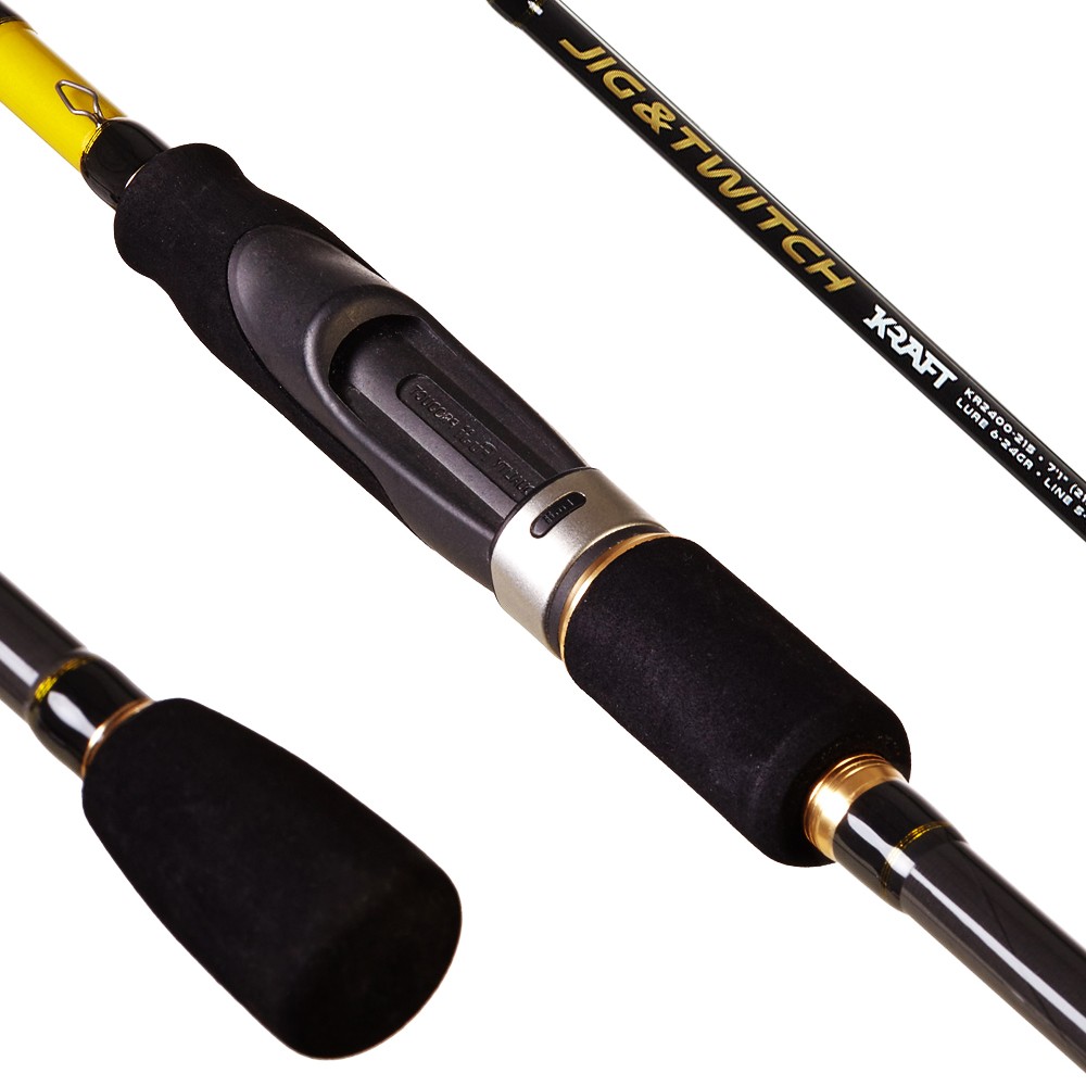 Вудилище спінінгове Salmo Kraft JIG&TWITCH 6-24/2,15(7'1"), фото 2