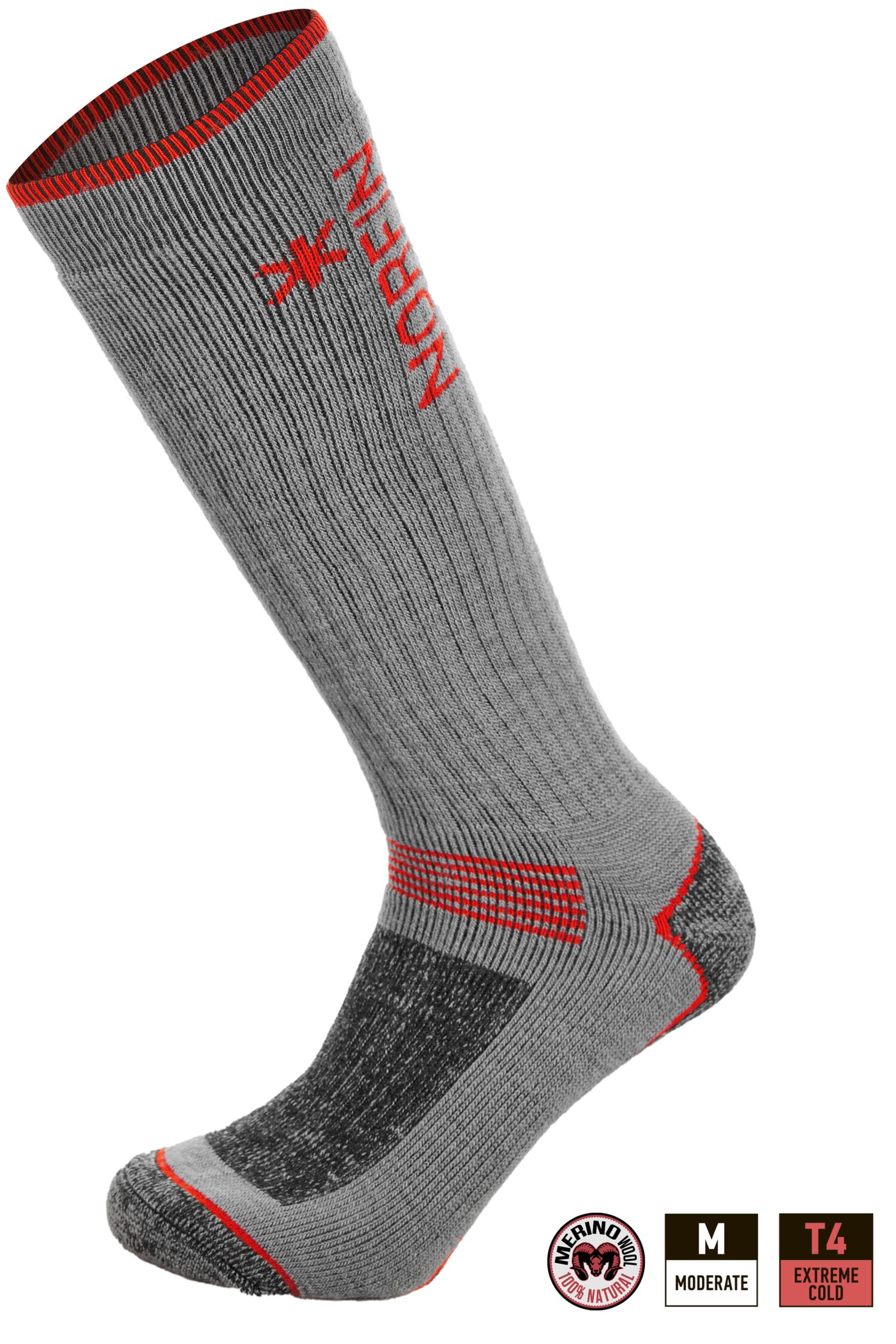 Шкарпетки Norfin T4M ARCTIC MERINO HEAVY LONG (56% вовна, 24% акрил,16% Ny, 4% еласт) р.M(39-41)