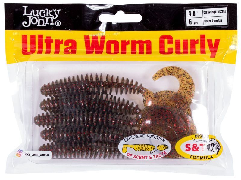 Твістер силікон. ULTRAWORM CURLY LJ Pro Series 4 "/ PA03 *5 140214-PA03 фото