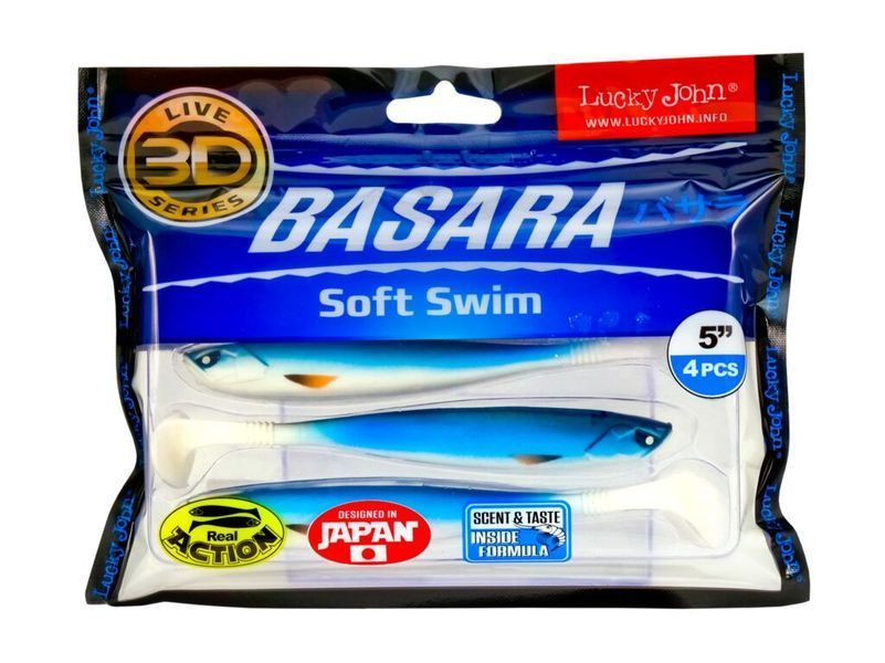 Віброхвіст силікон. BASARA SOFT SWIM 3D LJ Pro Series 5 "/ PG12 *4 140404-PG12 фото
