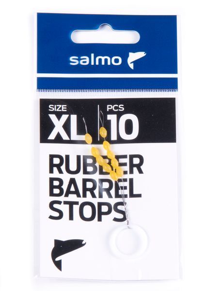 Стопоры резиновые Salmo RUBBER BARREL STOPS р.004XL 10шт. S900-004XL фото