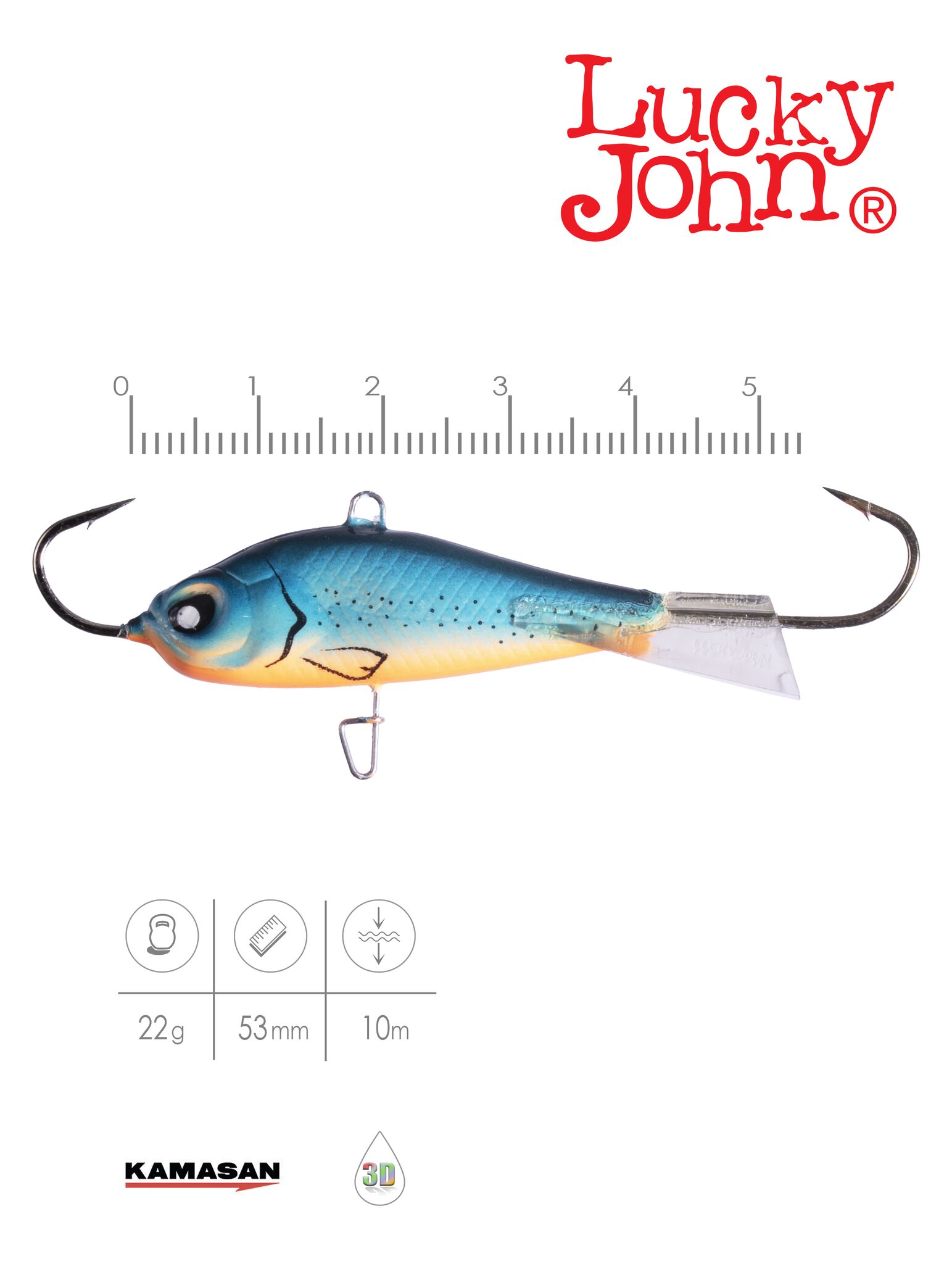 Балансир Lucky John BALTIC 5 50мм/53, фото 2