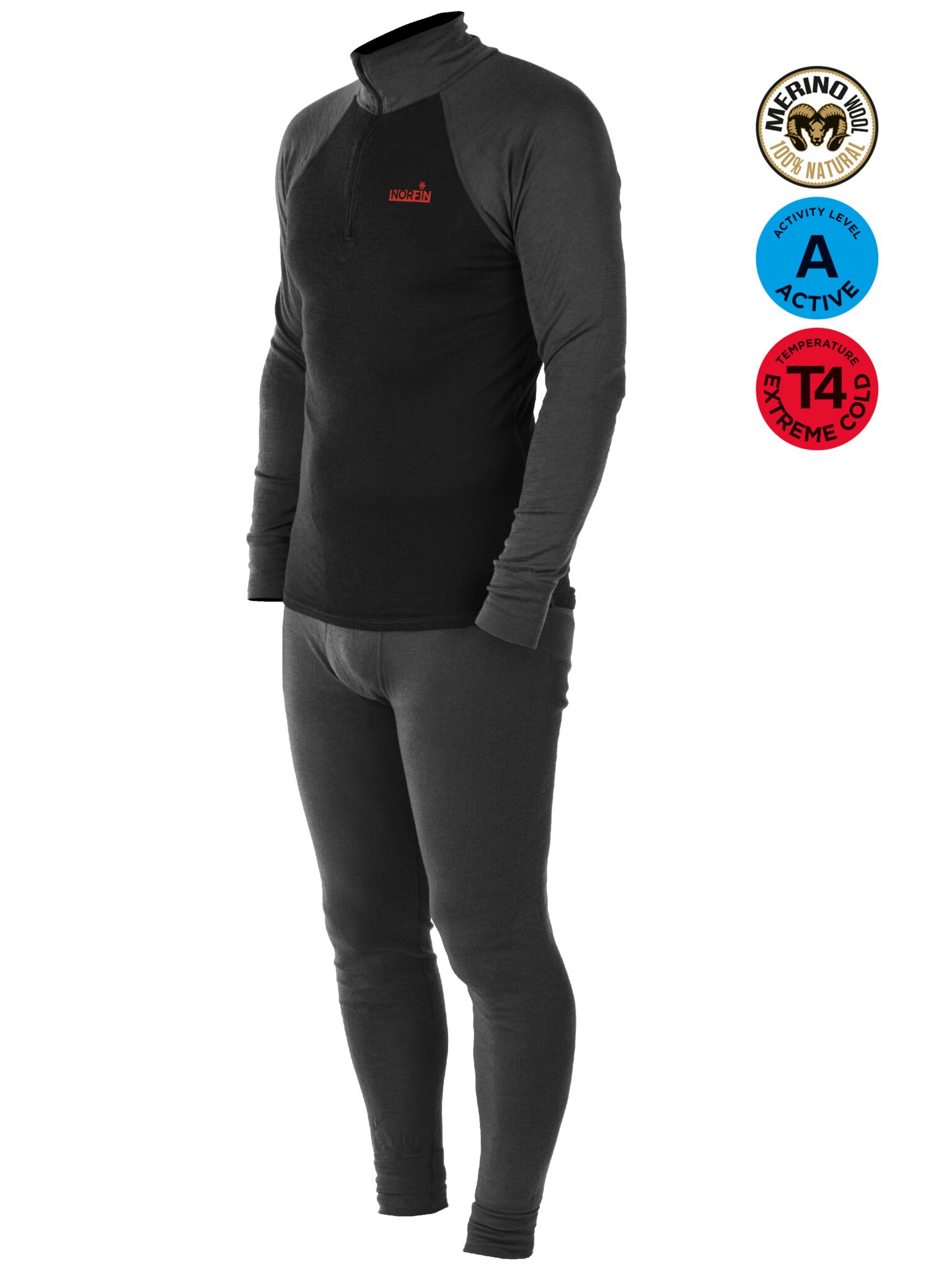 Термобілизна натільна Norfin NATURAL HEAT MERINO (1-й шар, 60% вовна мериноса, 40% PL) L