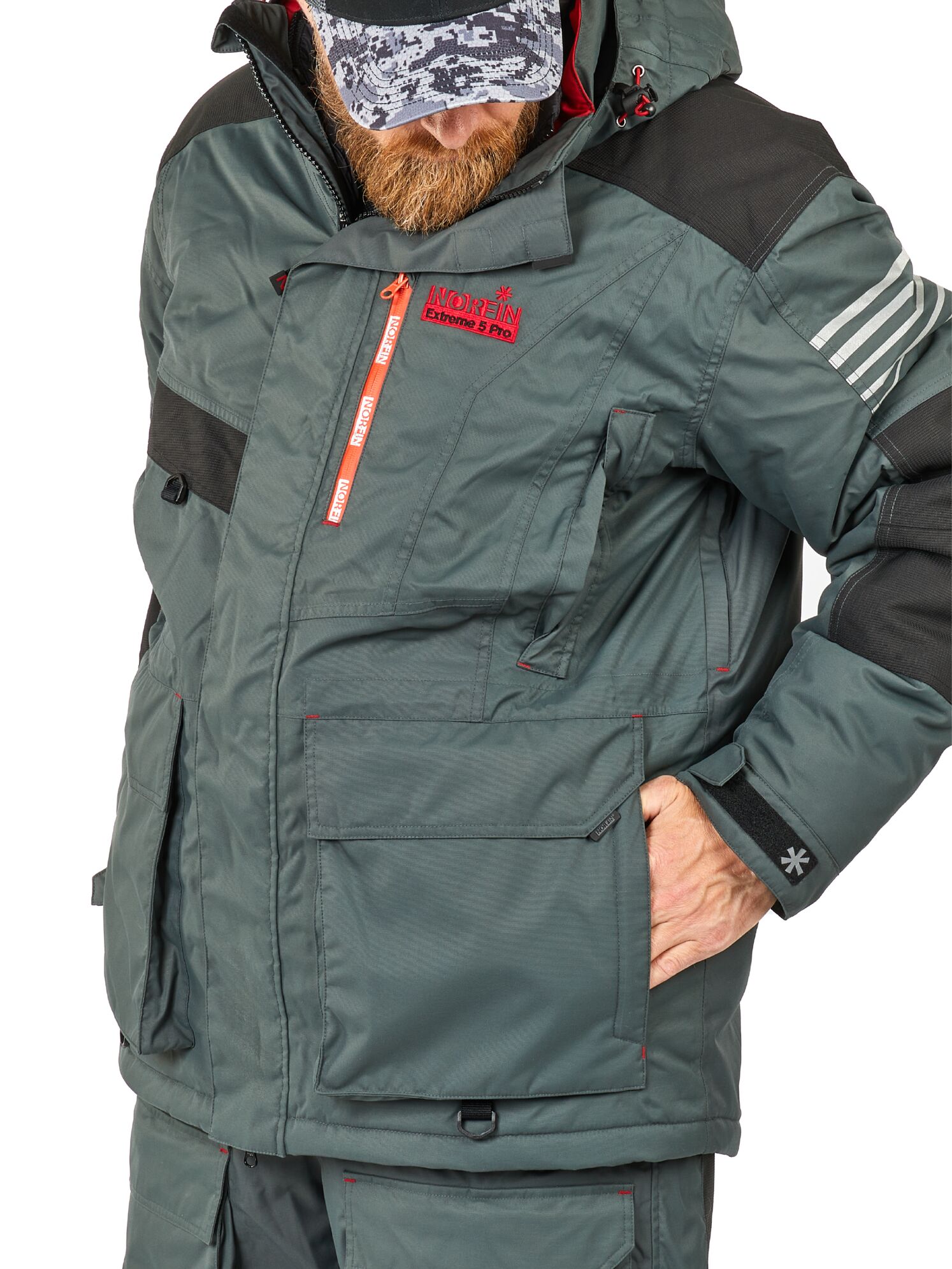 Костюм зимовий мембран. Norfin EXTREME 5 PRO -45°/ 12000мм / M, фото 3