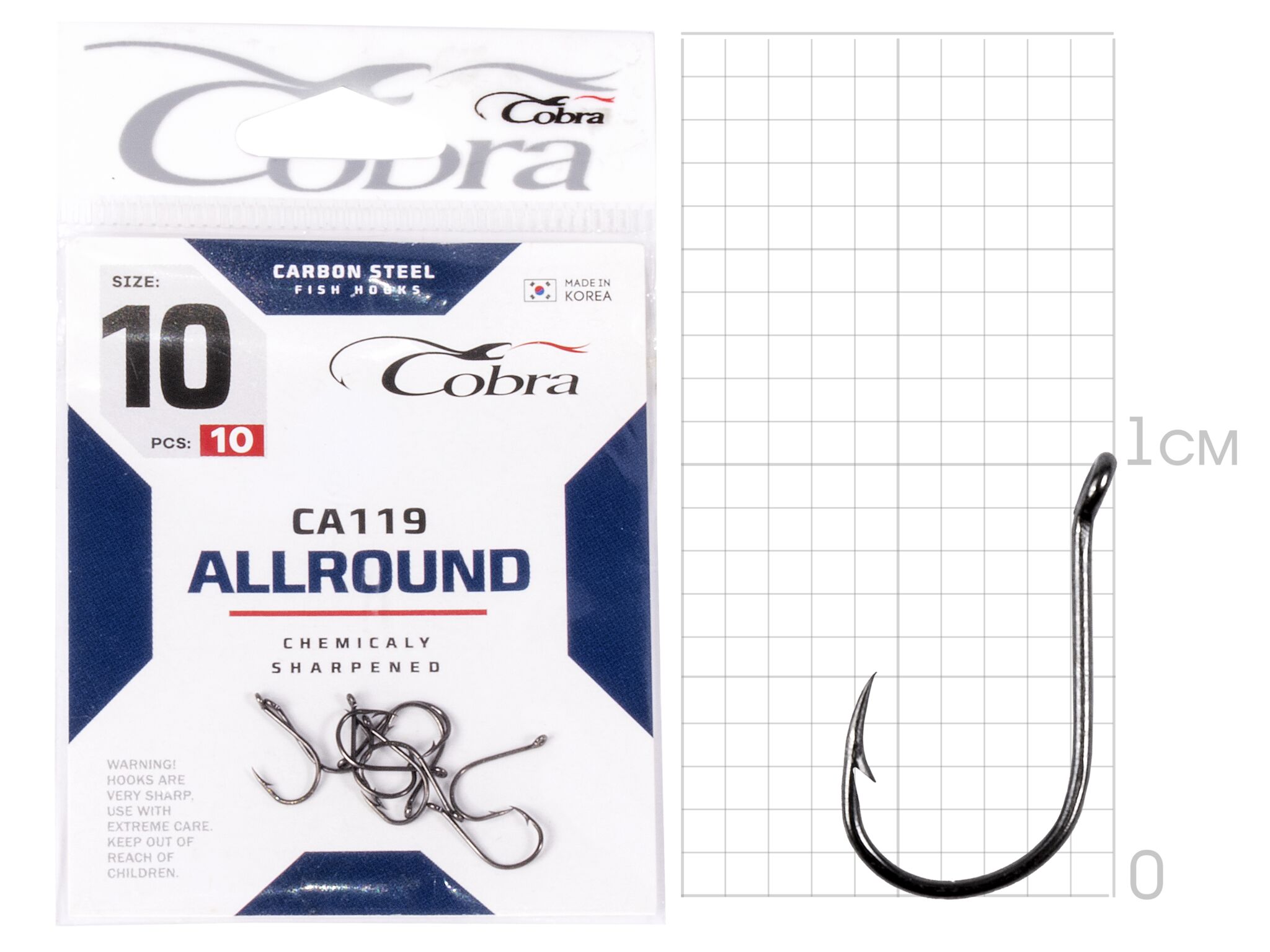 Гачок (C007NSB) Cobra ALLROUND (сер.CA119/ 010) *10шт.