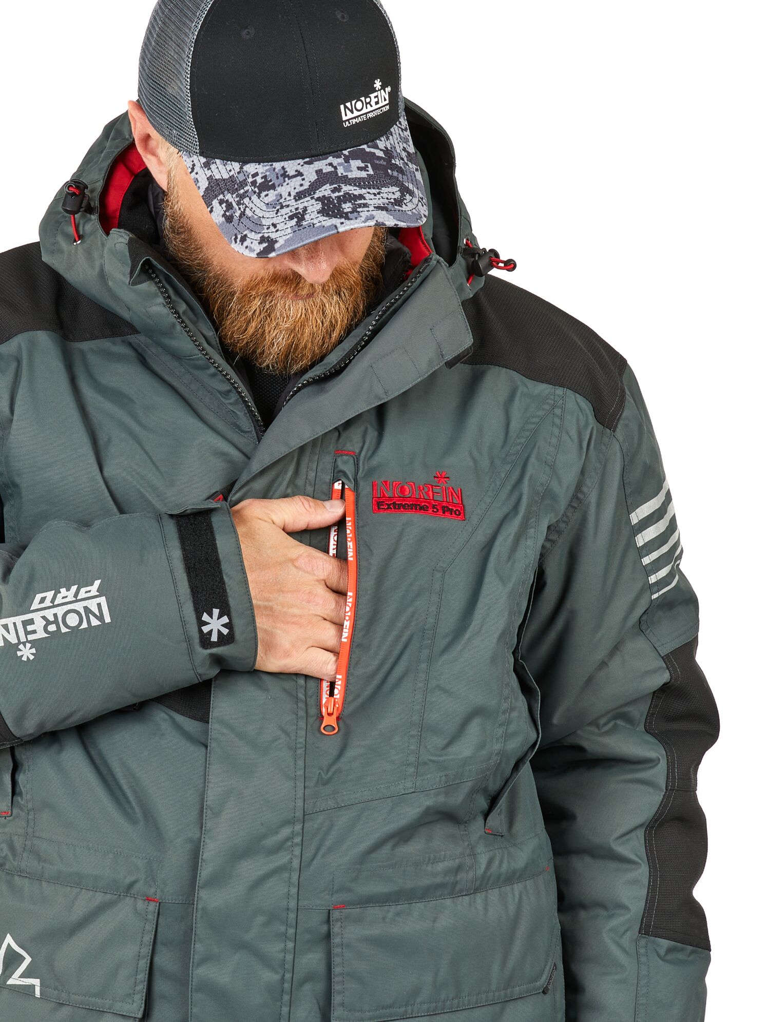 Костюм зимовий мембран. Norfin EXTREME 5 PRO -45°/ 12000мм / M, фото 4
