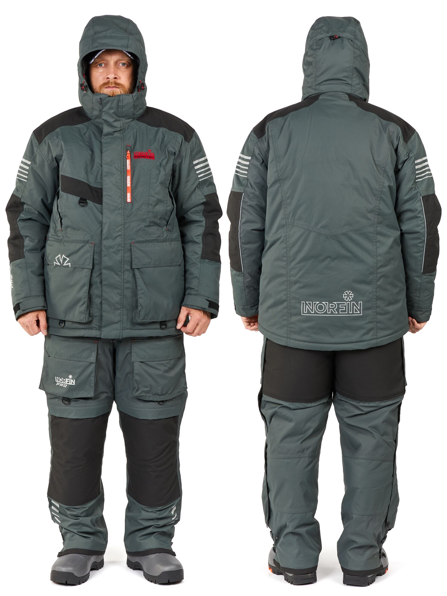 Костюм зимовий мембран. Norfin EXTREME 5 PRO -45°/ 12000мм / M, фото 2