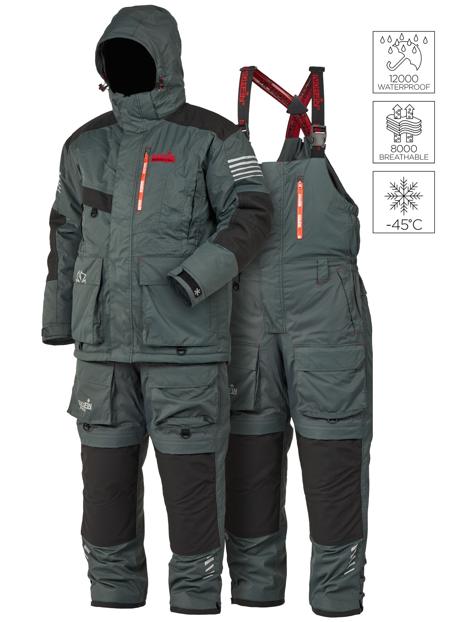 Костюм зимовий мембран. Norfin EXTREME 5 PRO -45°/ 12000мм / M
