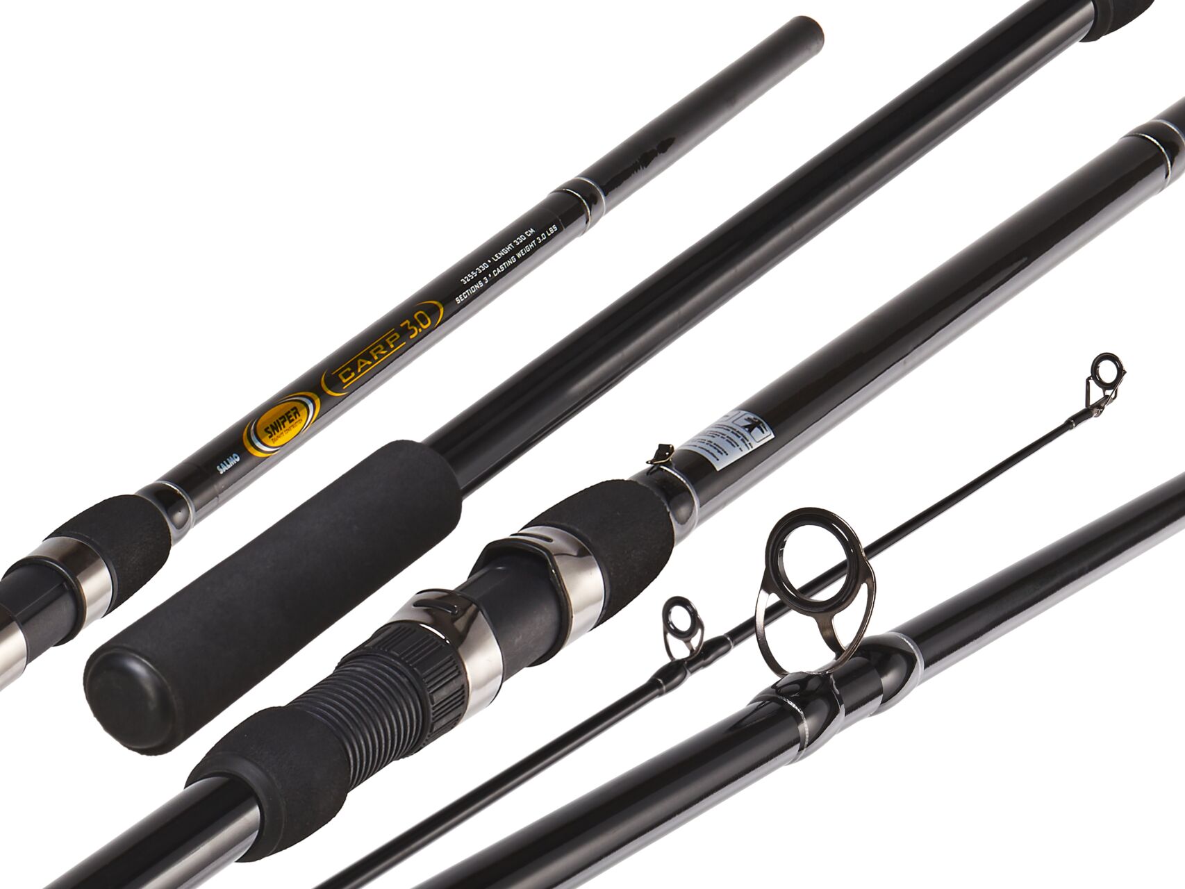 Вудилище коропове 3-хколінне Salmo Sniper CARP 3.0 3.0lb/3.30, фото 2
