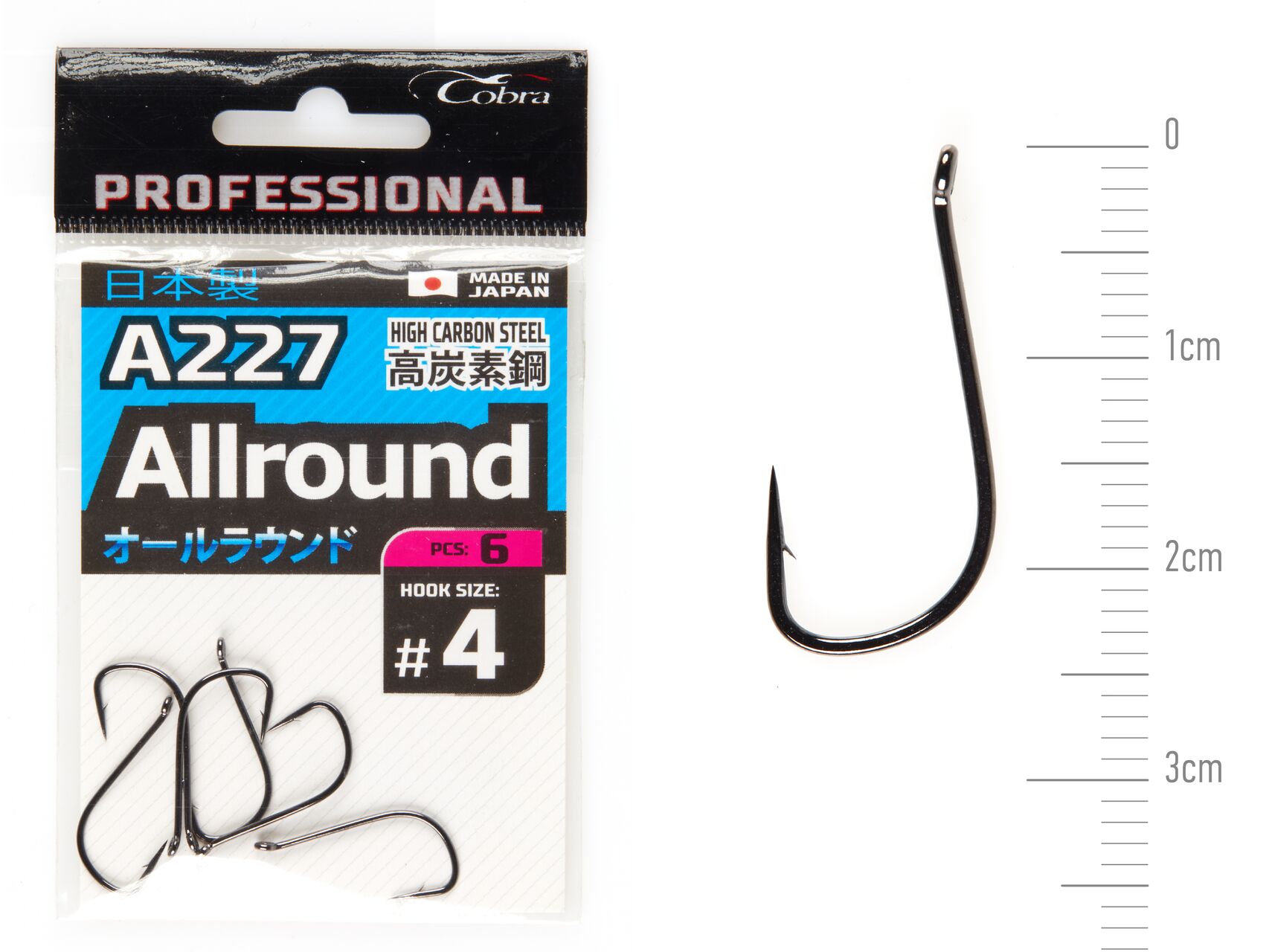 Гачки Cobra Pro AIIROUND сер.A227 розм. 6шт