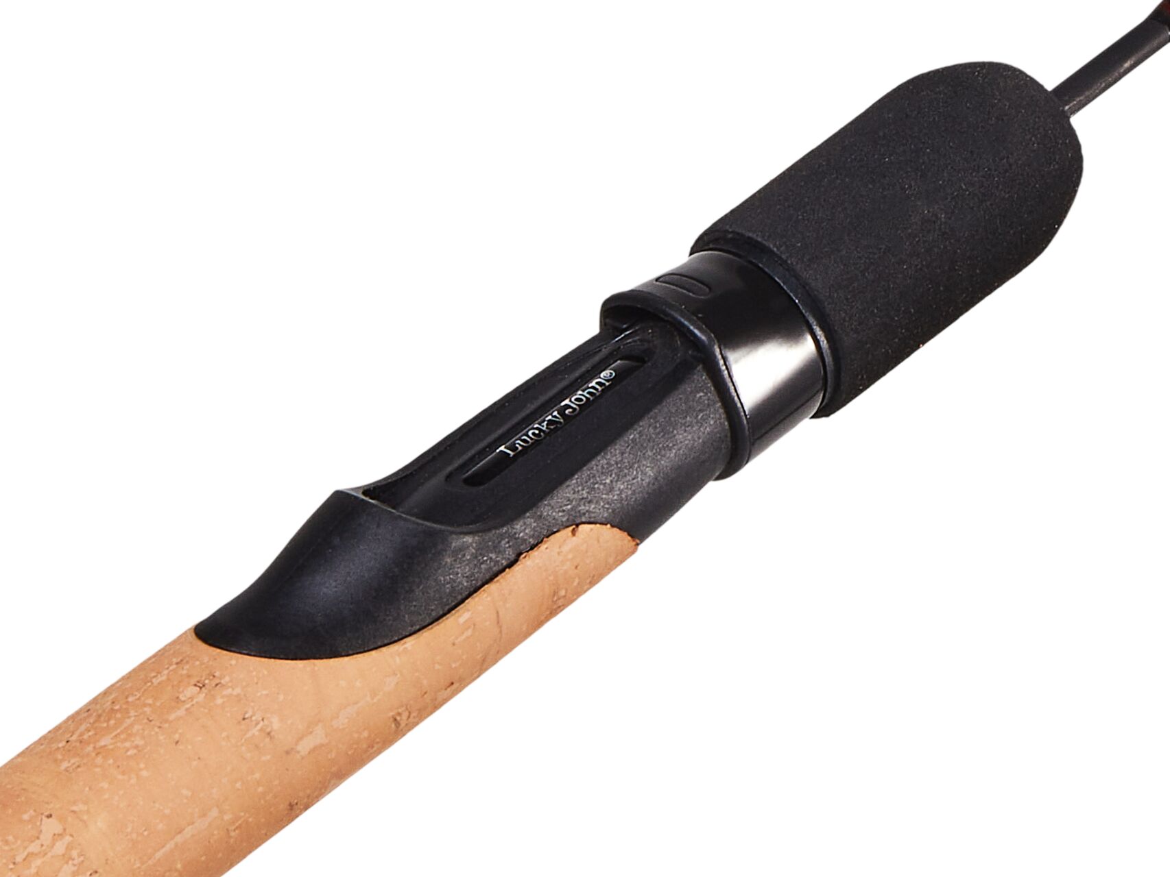 Вудка зимова розбірна Lucky John C-Tech PIKE 60 (графіт) 60см, фото 3